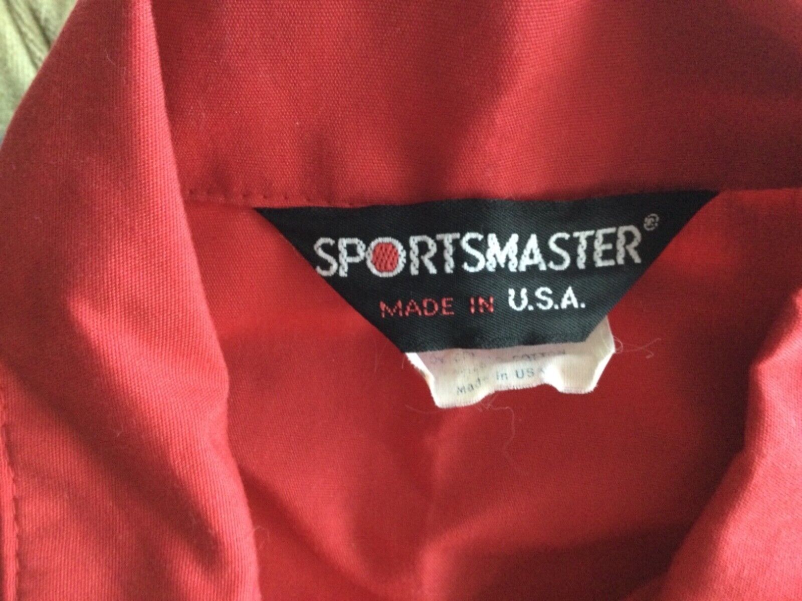 Vintage Bones red Jacket Sportsmaster Men's Large unisex skateboard made in  USA