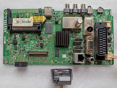 Mainboard VESTEL 17MB97 + Modul und Kabel aus Telefunken D32H277N3C TV.