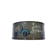 Member's Mark Premium Wired Ribbon 2.5" - Hello Spring