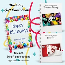 Birthday Gift Card Book  Birthday Gift Card Holder  Friend Gift