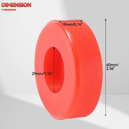 Hydraulic Bottle Jack Adapter Pads Polyethylene Protection  29mm Hole On Bottom - Picture 3 of 11