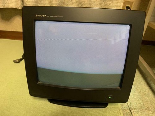 SHARP X68000用 モニター CZ-602D-BK ジャンク B63015
