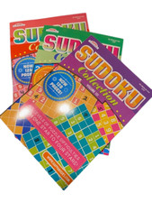Lot of 3 Kappa Sudoku Puzzle Books Easy Medium Hard Collection - 600 puzzles