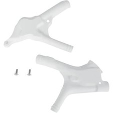 UFO Rahmenschutz-Set Adatto An Honda Cr 125R 90-92 250R 90-91 500R 91-94 Bianco