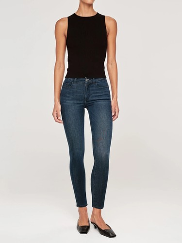DL ULTIMATE WOMEN'S FARROW SKINNY HIGH RISE INTRASCULPT ANKLE SIZE 28 - 第 1/4 張圖片