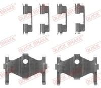 Quick Brake 109-1710 ZubehöRsatz, Scheibenbremsbelag FüR Hyundai KIA