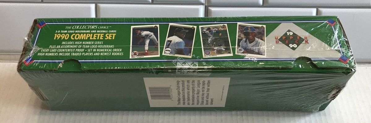 話題の人気 Logo Team D 3 Deck Upper 1990 Holograms Cards Baseball MLB ボックス