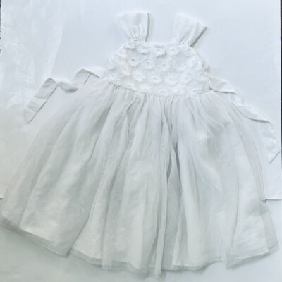 Pippa & Julie 3T Maxi Ivory Tulle Floral Dress | eBay