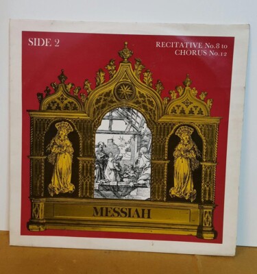 George Frederick Handel's - Messiah /33RPM 3 LP Sir Malcom Sargent Side 2 & 5