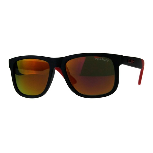 Lente Polarizada Kush Gafas de Sol Hombre Cuadrado Negro Marco Lente Espejo - Imagen 19 de 26