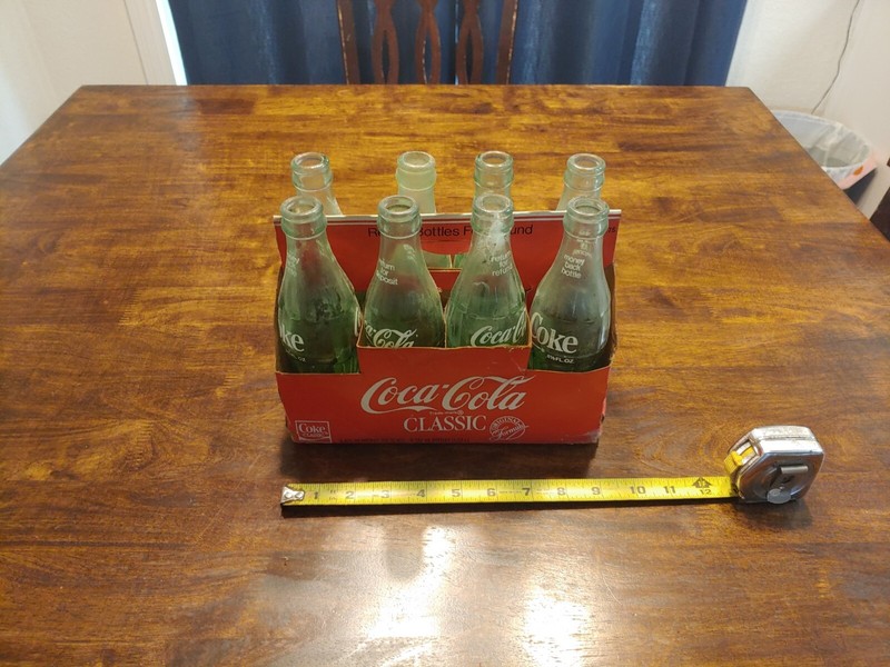 Vintage Coca Cola  Bottles With  Holder