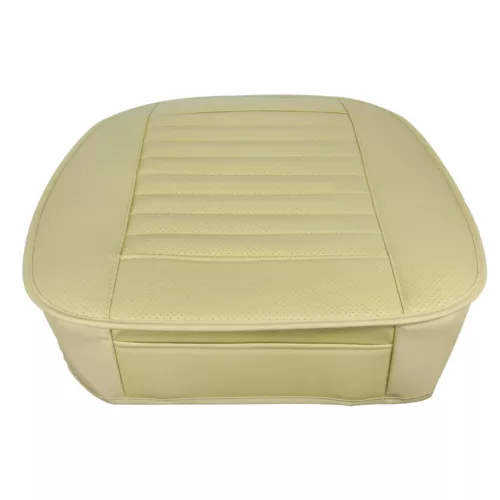Auto Atmungsaktiv PU Leder Vordersitzbezug Auflage Stuhlkissen Universal Matte Auto - Bild 18 von 19