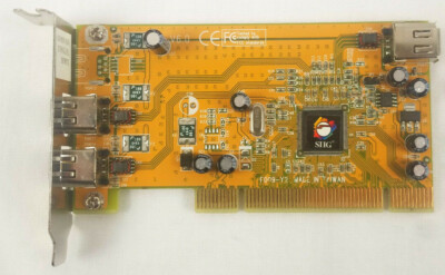 SIIG F009-Y2 3-Port PCI FireWire Adapter Card Ver 6.0