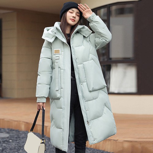 Multiple Pockets Cotton Jacket Women Casual Coat Stylish Winter Women's Parka - Picture 3 of 12