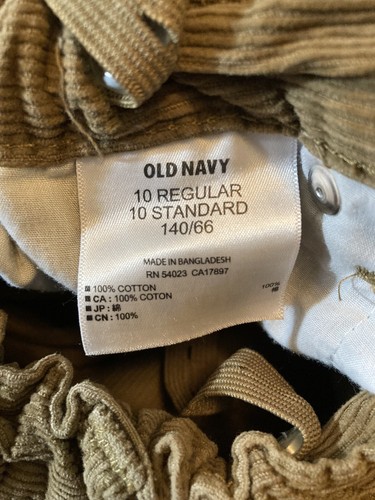Old Navy Tan "Toasty" Adjustable Waist Corduroy Jeans Pants Size 10 Reg EUC - Picture 4 of 5