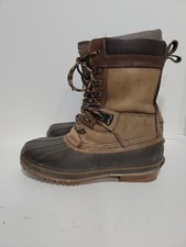 ROCKY BROWN LEATHER THINSULATE LINERS STEEL SHANK WINTER MENS 8 BOOTS