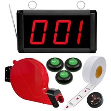 Wireless Take a Number System Simple Queue Management System for Restaurant/Cafe