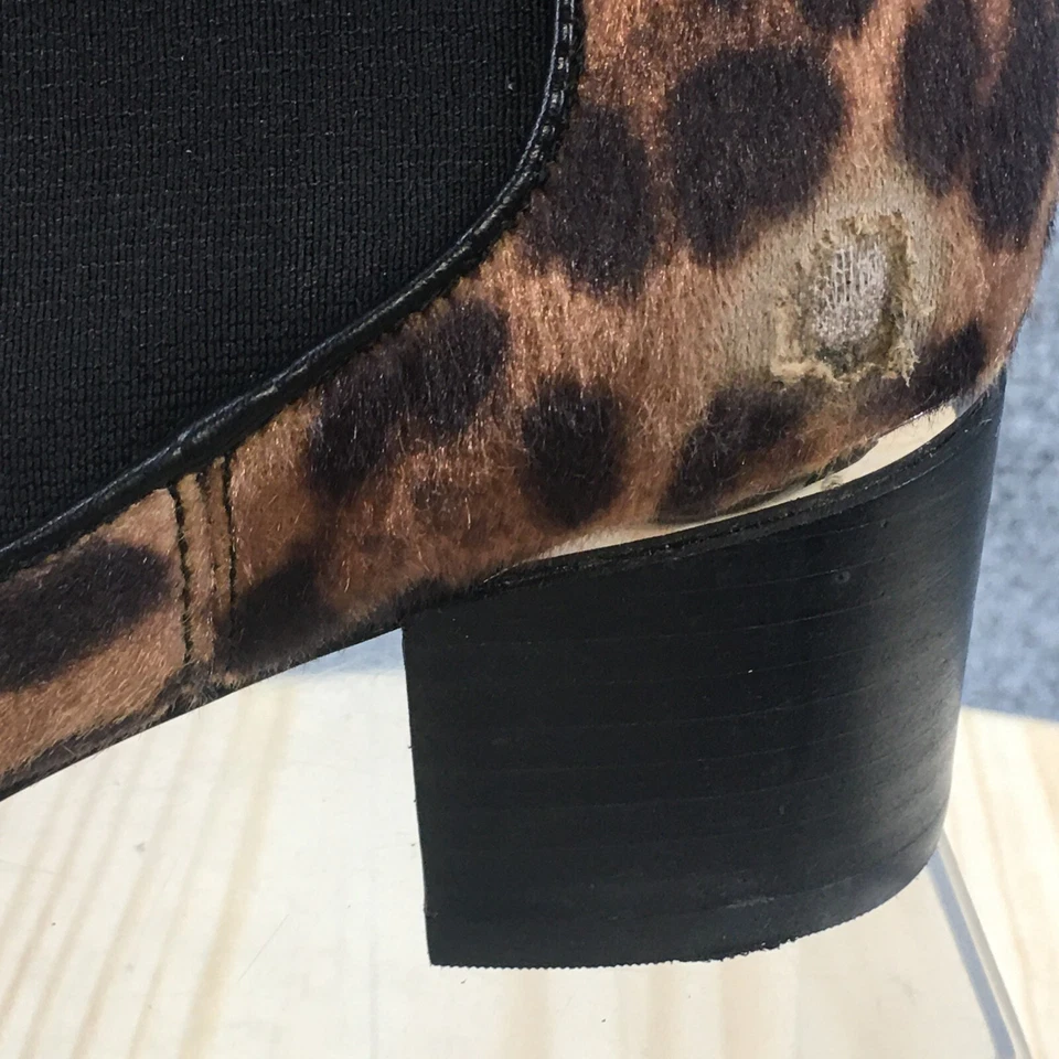 Nine West ботинки женщин 6 М WNTAYEP2 ботинок леопард печать повседневный блок каблуки - Изображение 3 из 4