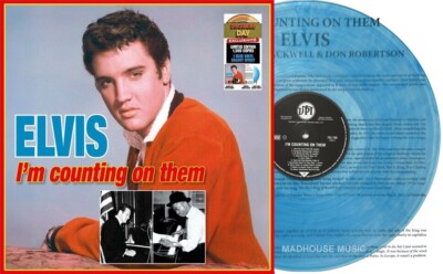 ELVIS PRESLEY I?m Counting On Them RECORD STORE DAY 2024 BLUE Galaxy VINYL 1500