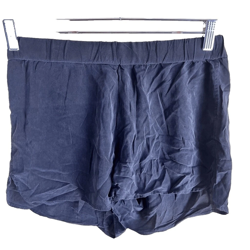 Equipment Tamanho Normal 100% Seda Shorts para mulheres