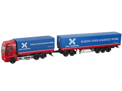 HER1735 Camion porteur Man TGA Porteur avec Dolly et remorque