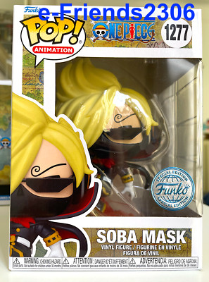 Original Funko 1277 SOBA MASK - One Piece - Exclusive Mint