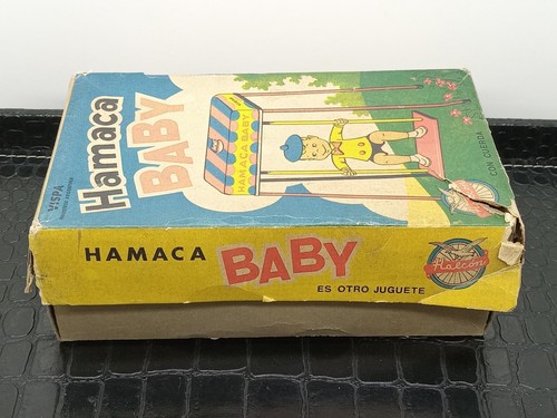 Vintage Toy Hamaca Baby Halcon Vispa, Rope, On String, With Box, Argentina - Picture 19 of 20