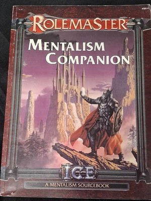 Rolemaster Mentalism Companion Sourcebook ICE Player Hand Book