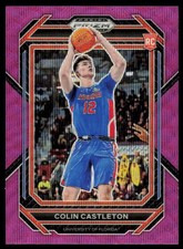 2023 Panini Prizm Draft Picks Colin Castleton 45 Purple Wave Florida Gators