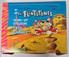 The Flintstones 1992 Fred  Barney Windup Figurines w/ Tags - 4 Fred  3 Barney