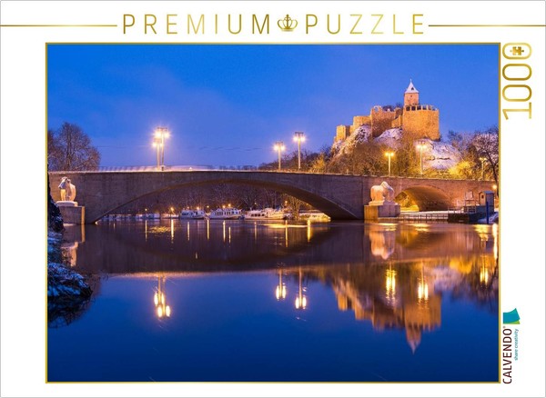 Calvendo Puzzle Giebichenstein Castle | 1000 Pieces, Finished Size 25.2 × 18.9 I-image