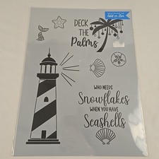 Essential Stencil of the Month Club July 2022 Add On 16" 12" New
