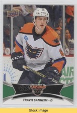 2016-17 Upper Deck AHL SP Green Travis Sanheim #139 READ 0pg4