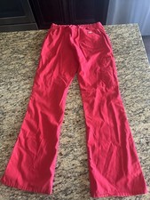 Red Dickies Scrubs EDS Signature Mid Rise Drawstring Cargo Pant XXS 86206 REWZ