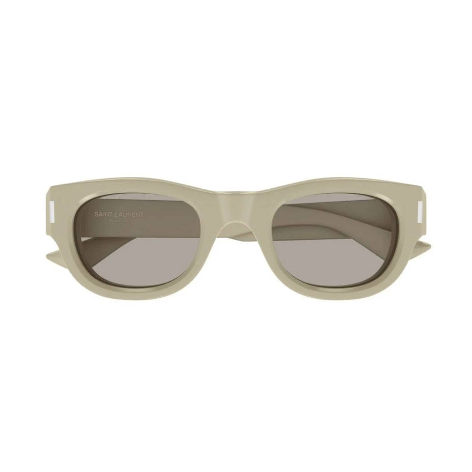NEW SL761 003 SAINT LAURENT SUNGLASSES UNISEX ROUND GREEN EYEWEAR - Image 2 of 3