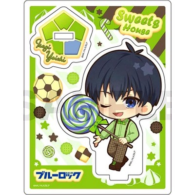 Yoichi Isagi Süßigkeiten Haus Mini Figur Acryl Ständer blau Schloss Japan C933