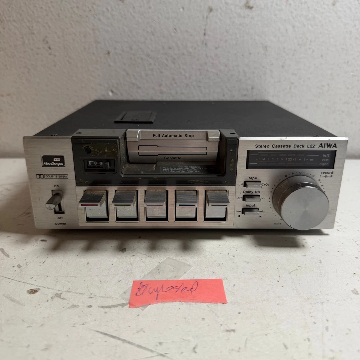 3点 AIWA SONY CASSETTE RECORDER PLAYER Remembering Aiwa cassette