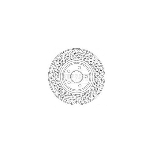 BORG & BECK Brake Disc BBD5913S