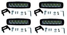 Hella Set Of 4 Hvf Mini Lghts Br 6 Led Off Rd Flod Mv 357203001