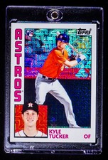 Kyle Tucker RARE 35TH ANNIVERSARY MEGA RETRO REFRACTOR ROOKIE CARD RC. rookie card picture