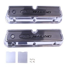 Ford Racing Valve Cover Tall Polished With Ford Racing Logo Pair 289 302 351w Ford Racing Valve Cover Tall Polished With Ford Racing Logo Pair 289 302 351w