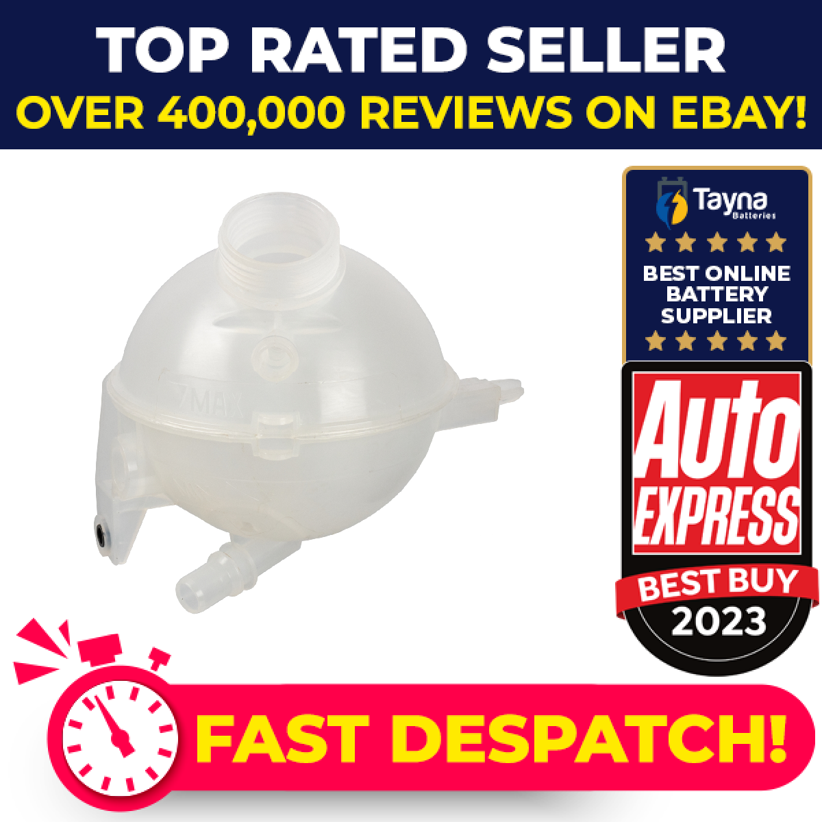 Coolant Expansion Tank fits CITROEN BERLINGO MULTISPACE B9 1.2 1.6 1.6D 2008 on