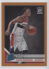 2019 Panini Donruss Optic Rated Rookie Orange Prizm 66/199 Justin Robinson uk2