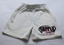 Supply & Demand Unisex Kid's Stretch Waist Chrome Shorts EJ3 Tofu Small NWT