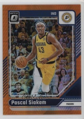 2024-25 Panini Donruss Optic Orange Hyper Prizm 142/299 Pascal Siakam #187 1oy3