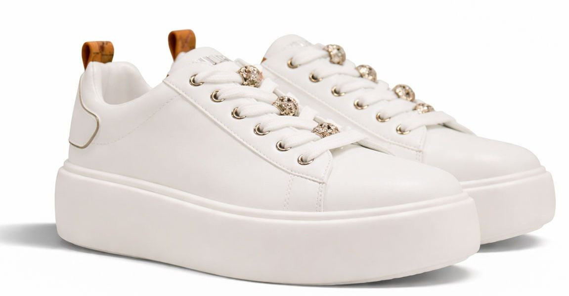 ALVIERO MARTINI 1ST CLASS Z 1462 300E SNEAKERS SPORTS SHOES WOMEN LACES WHITE 29690₽