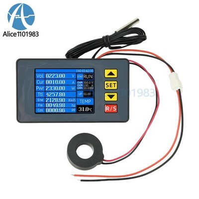 AC 50-300V 100A Multifunction AC   Electricity Metering Voltmeter Ammeter *vv