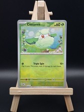 Pokemon TCG Cottonee Prismatic Evolutions 7/131 Pokeball Reverse Holo NM