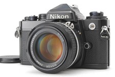 NEAR MINT Nikon FE Black Film Camera 35mm SLR Ai Nikkor 50mm F/1.8 Lens From JP