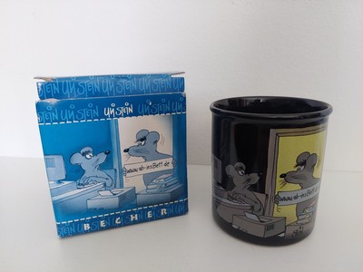 Becher - www.ab-insBett.de - Uli Stein - Tasse - Schwarz 